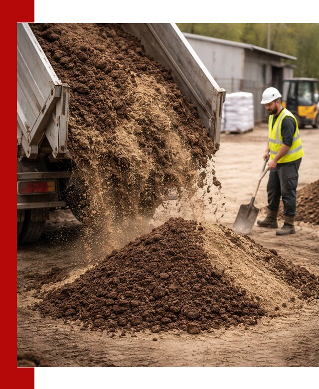 Доставка торфо-песчаной смеси в Новороссийске для строительства и озеленения
