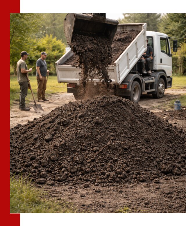 Доставка и продажа чернозема в Новороссийске оптом и в розницу