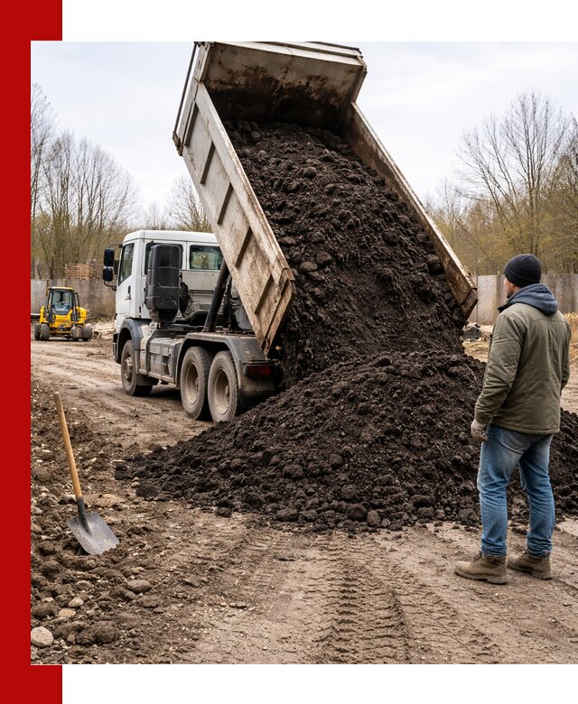 Доставка чернозема навалом в Новороссийске быстро и выгодно