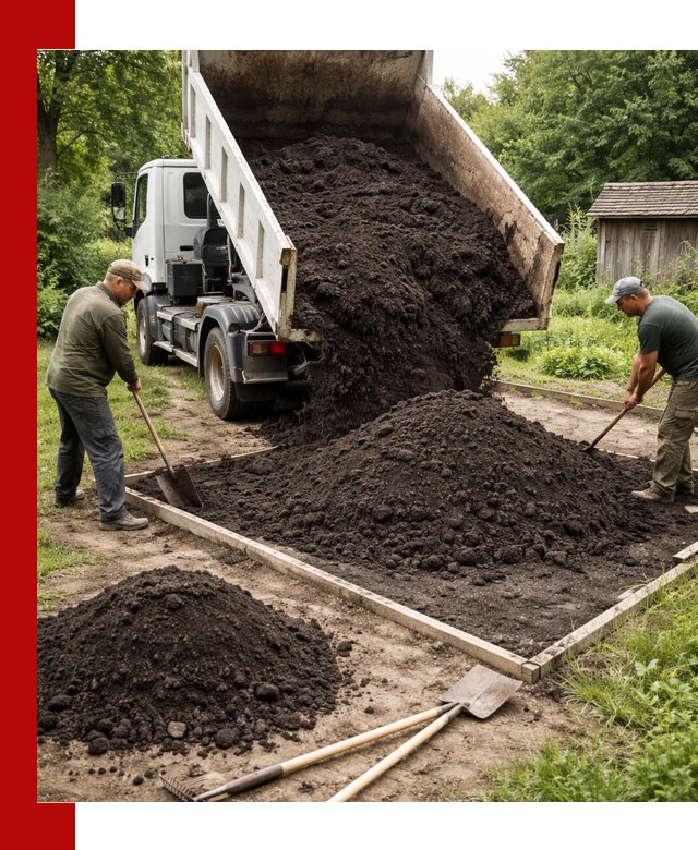 Купить чистый чернозем для огорода с доставкой в Новороссийске