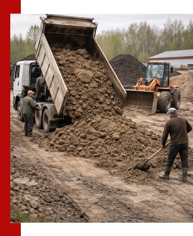 Доставка глин и суглинков в Новороссийске оптом и вкрай