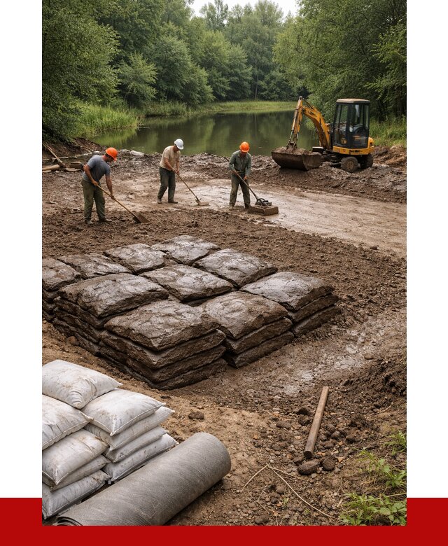 Купить глину для пруда в Новороссийске от 4594 р. с доставкой | ПРОНЕРУДНвр