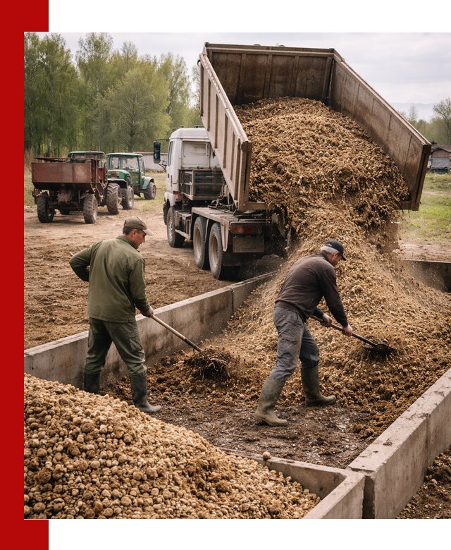 Куриный помет с доставкой в Новороссийске оптом и в розницу
