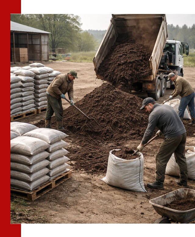 Доставка компоста оптом и в розницу в Новороссийске
