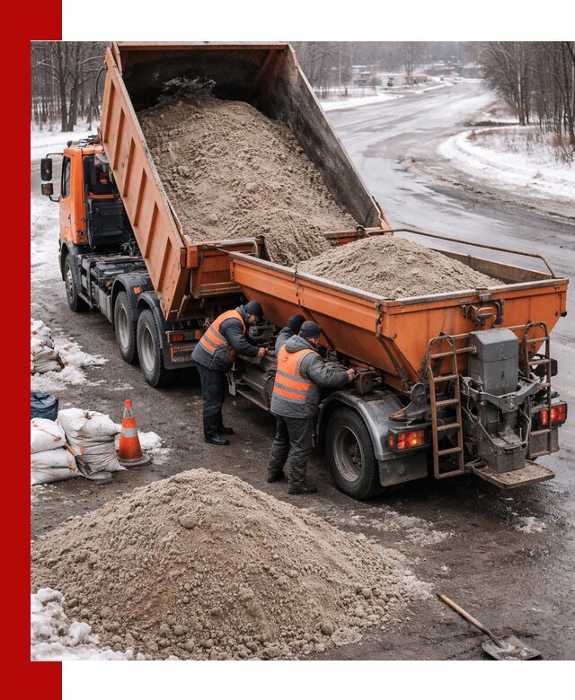Поставка и вывоз пескосоля в Новороссийске оптом и в розницу