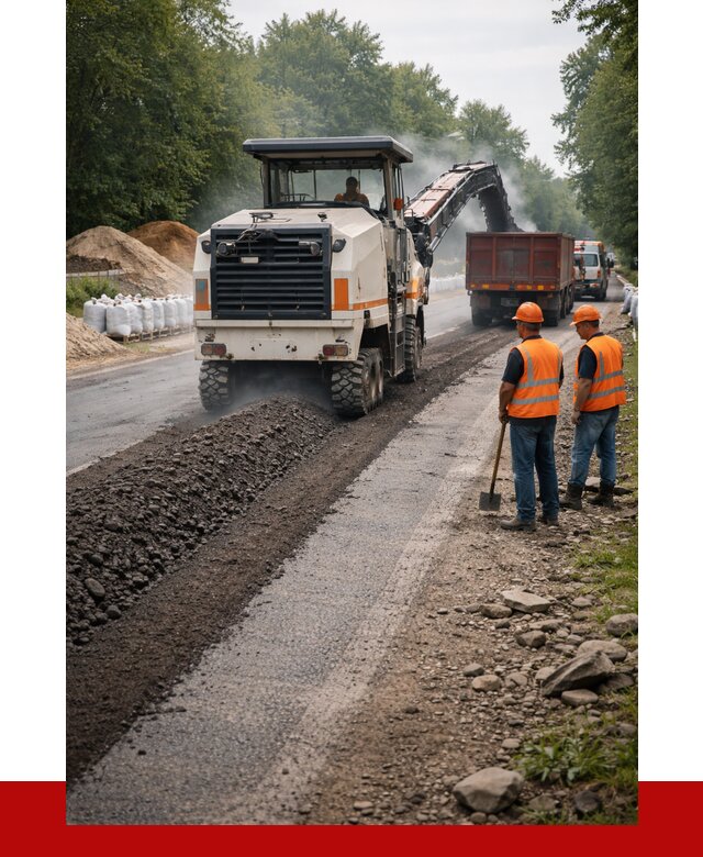 Фрезерованный асфальт в Новороссийске от 2246 р./куб. | ПРОНЕРУДНвр