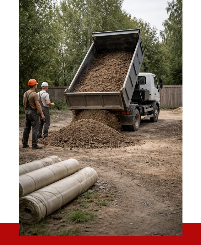 Доставка сыпучих материалов самосвалом в [cvi] от 4287 р. | ПРОНЕРУДНвр