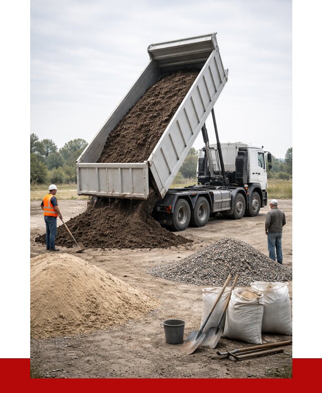 Доставка самосвалом 30 кубов в Новороссийске от 8677 р. | ПРОНЕРУДНвр