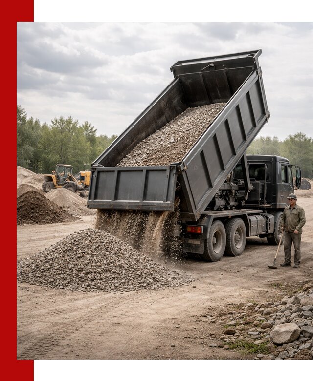 Доставка самосвалом 30 м3 по выгодным ценам в Новороссийске