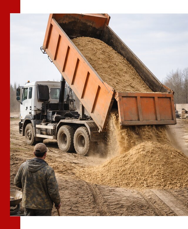 Аренда самосвала 20 тонн для перевозки грузов в Новороссийске