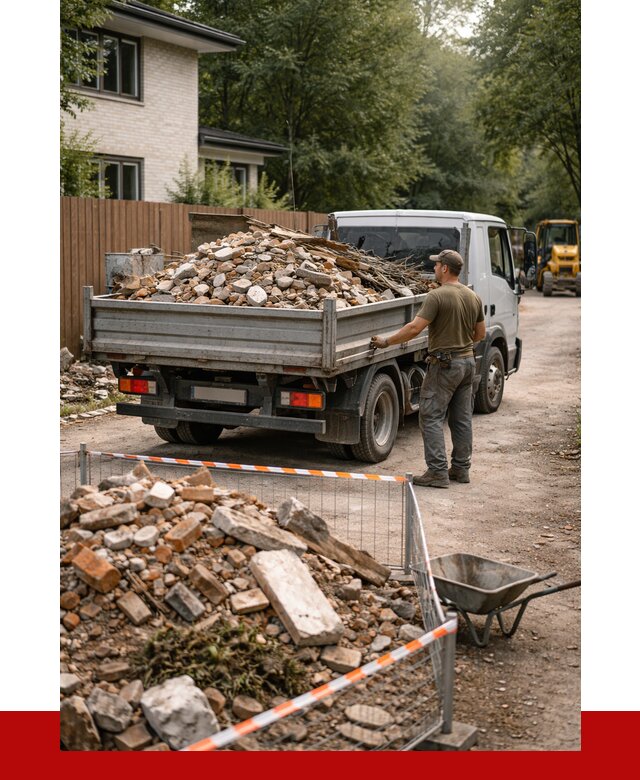 Вывоз строительного мусора с погрузкой в Новороссийске от 7656 р | ПРОНЕРУДНвр