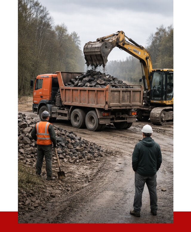 Вывоз асфальта в Новороссийске от 4594 р. самосвалом ПРОНЕРУДНвр