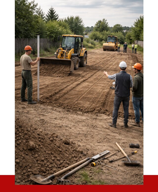 Планировка участка грунтом в Новороссийске от 4594 р ПРОНЕРУДНвр